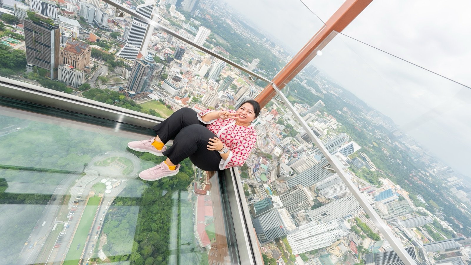 Indoor Observation Deck overlooking the Kuala Lumpur skyline