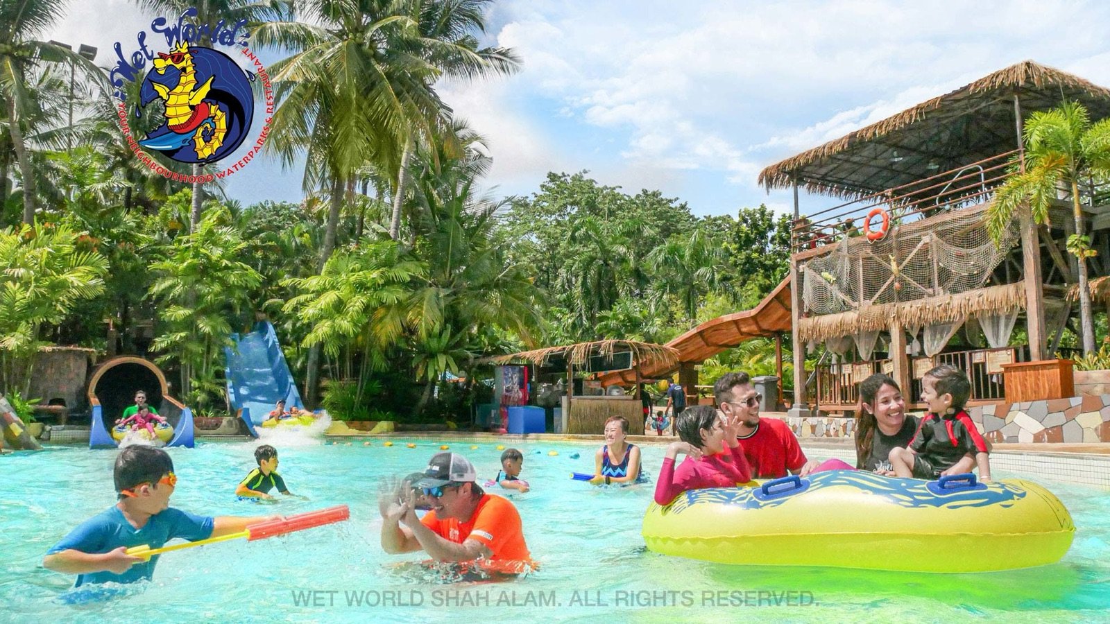 Entrance to Wet World Shah Alam Waterpark in Selangor