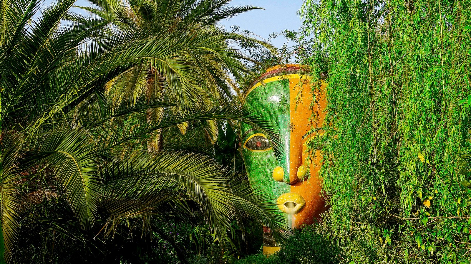Visitors strolling through ANIMA Garden