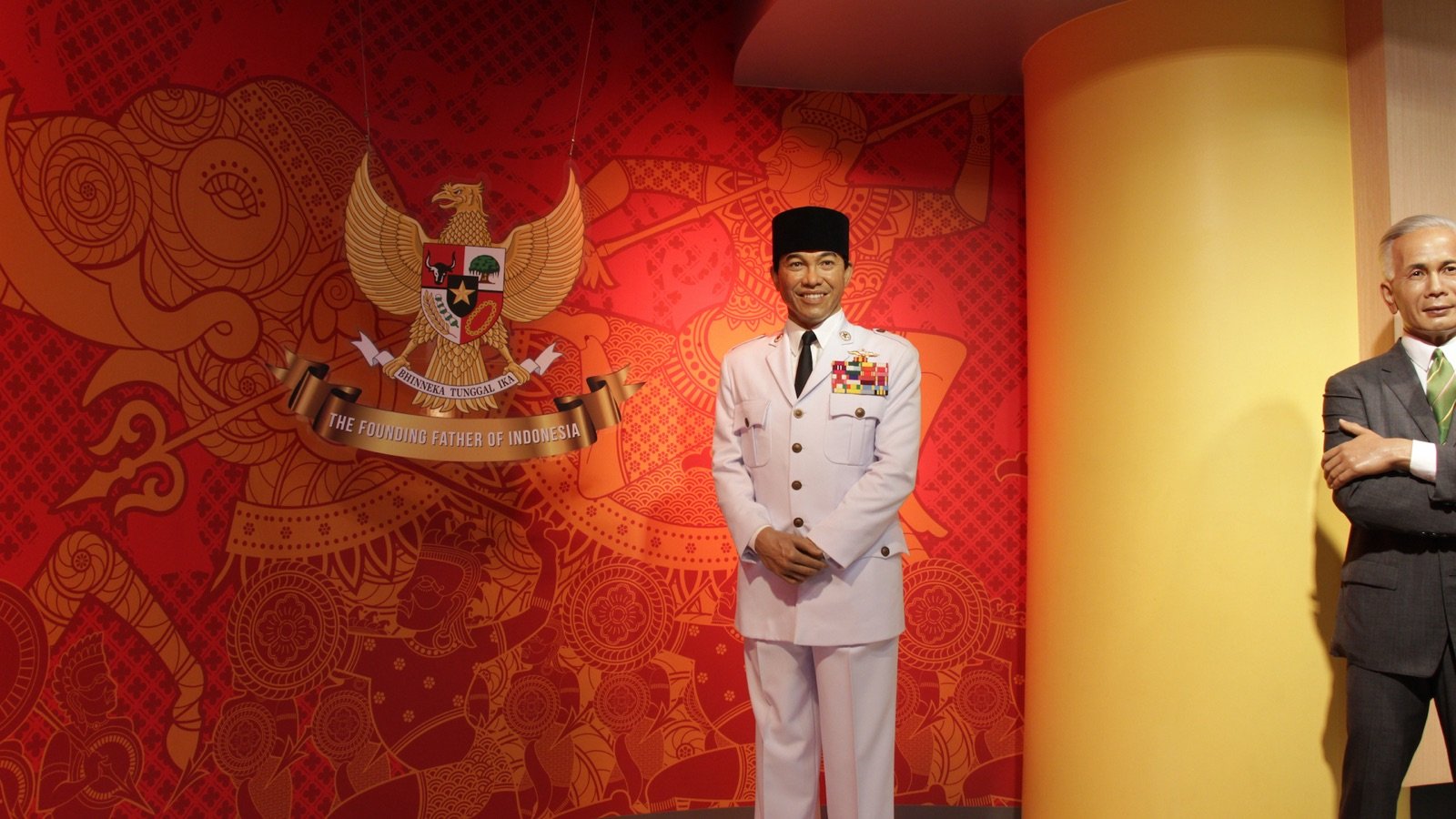 Lifelike wax figures exhibition at Madame Tussauds Bangkok