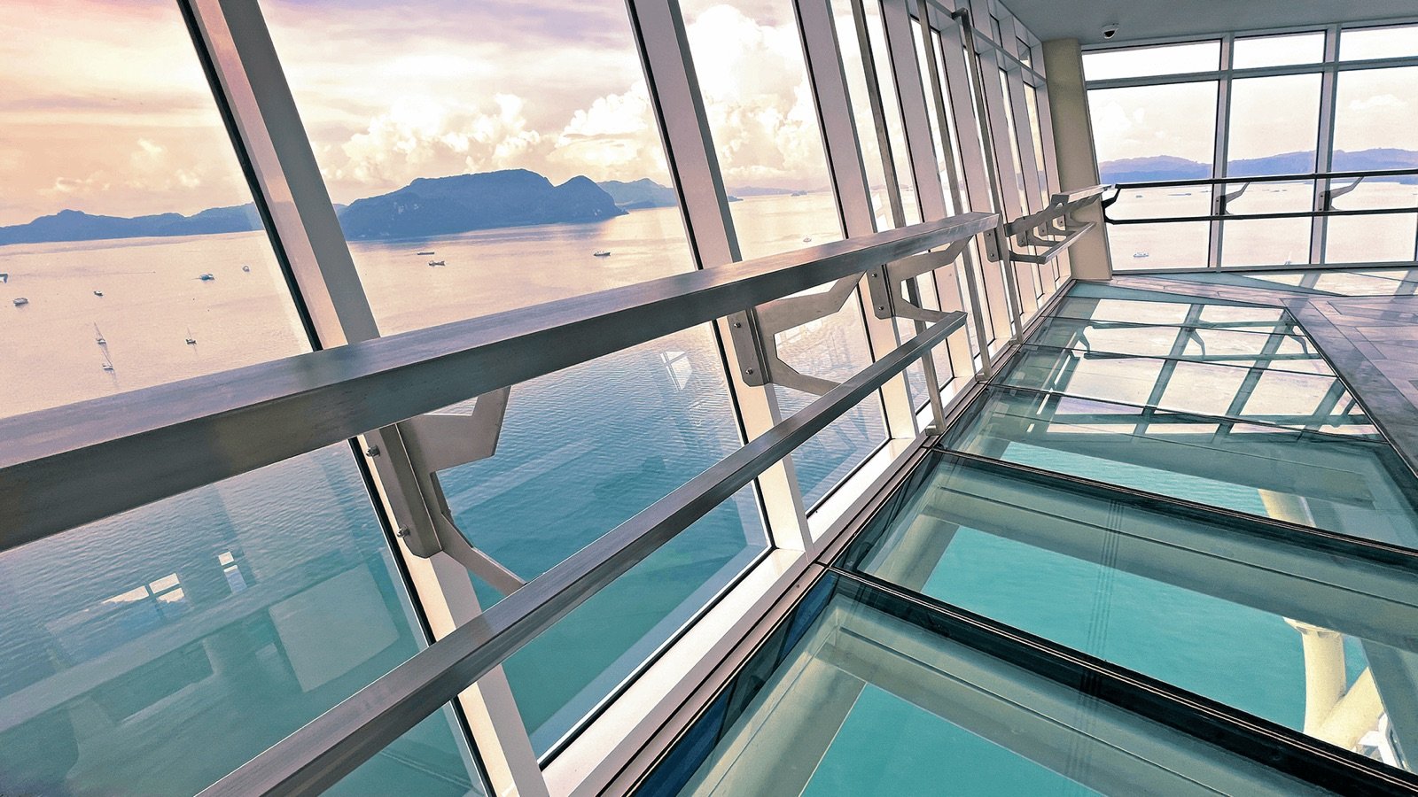 Sky Deck on level 33 overlooking the Andaman Sea