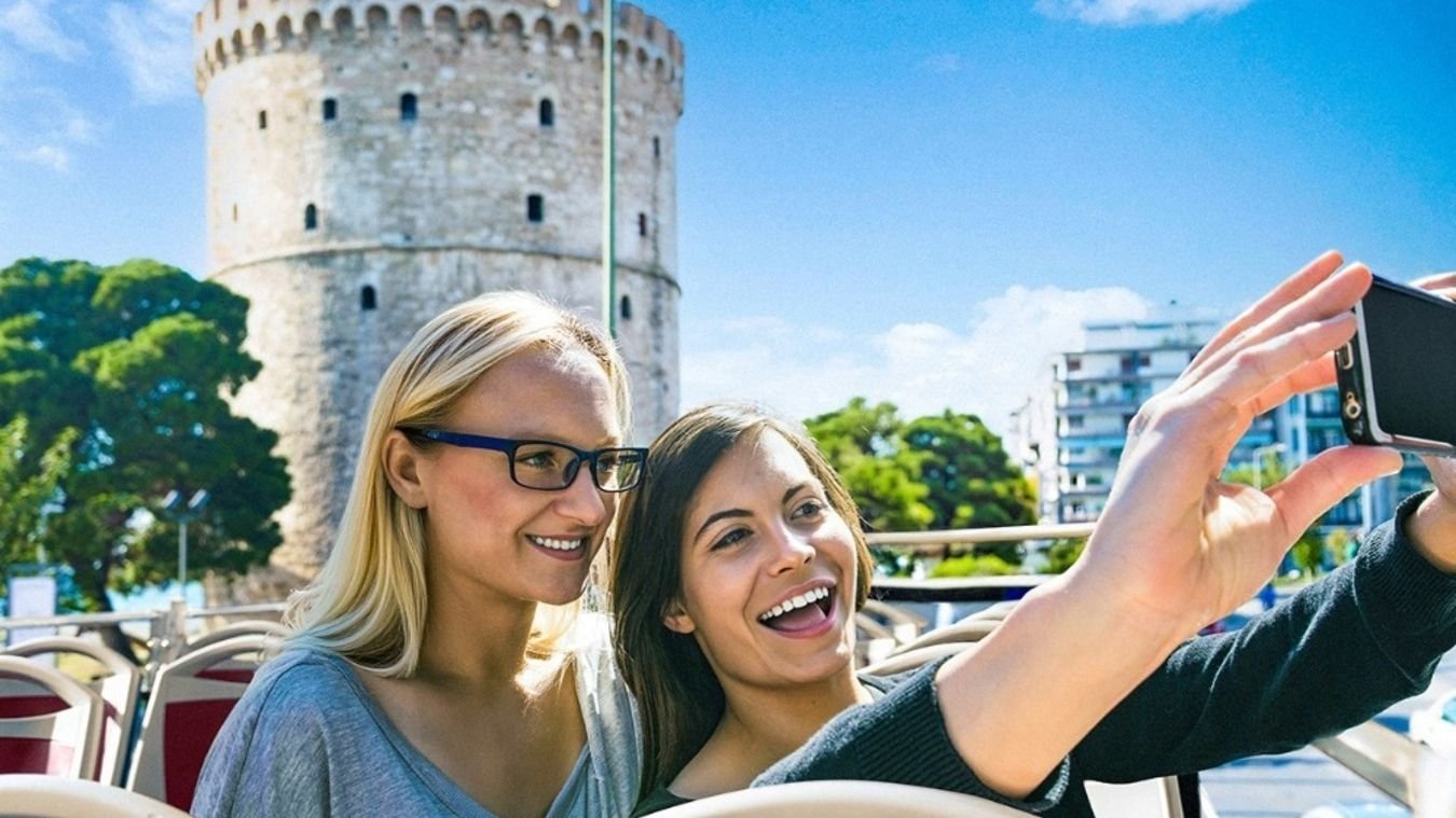 White Tower of Thessaloniki bus stop