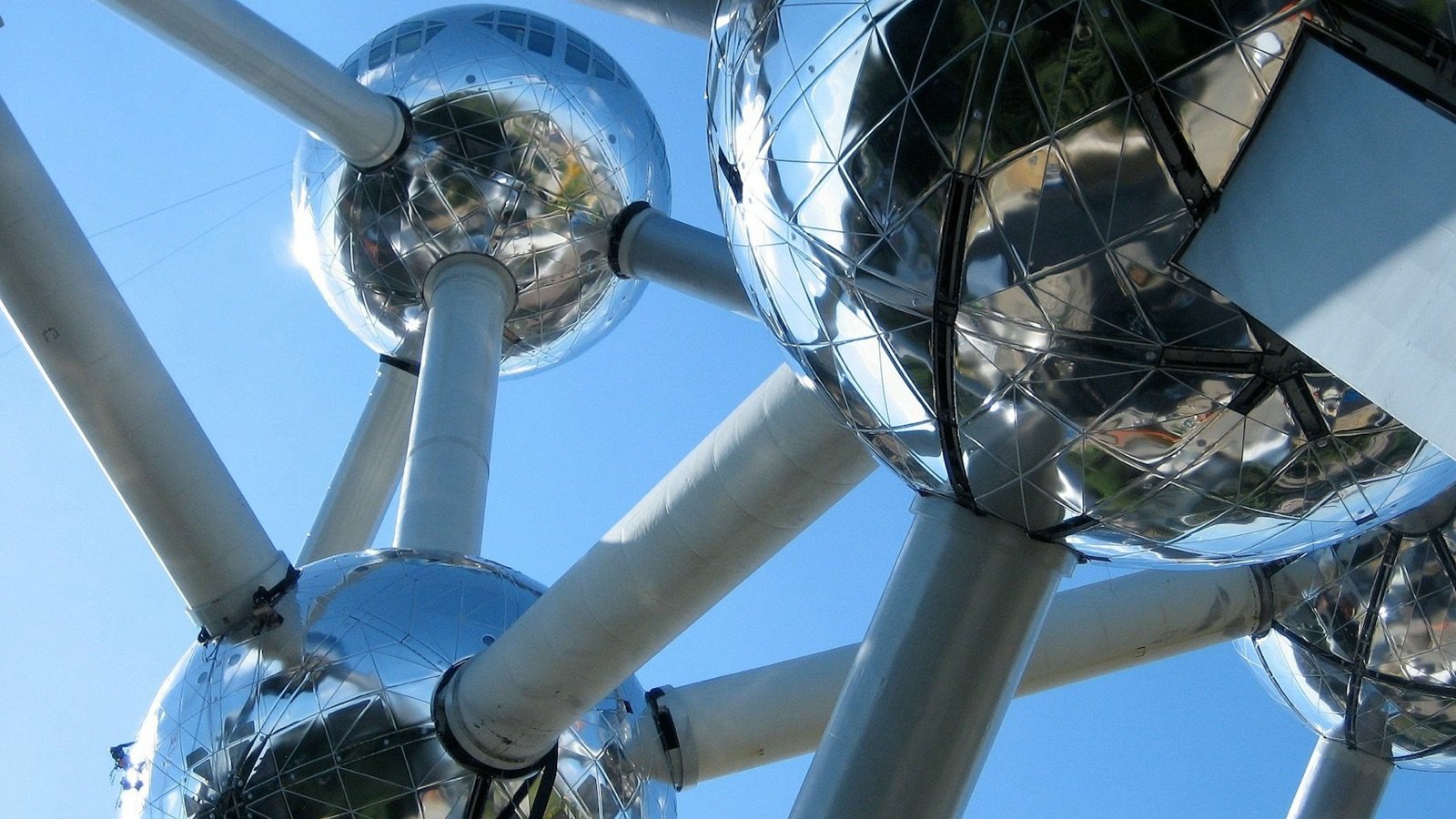 Panoramic city view from Atomium