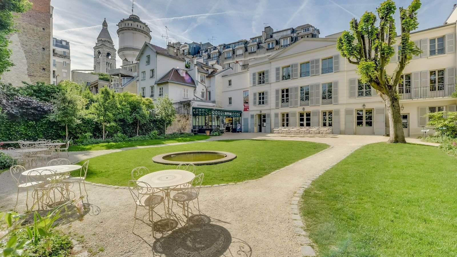 Historic 17th-century Montmartre Museum building in France