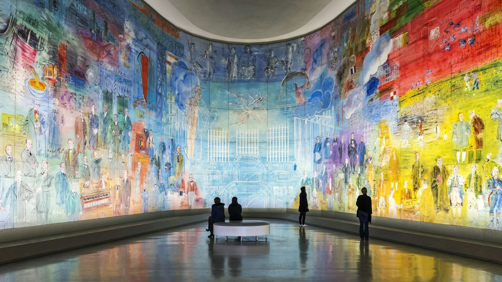 Permanent collection galleries at Museum of Modern Art Paris