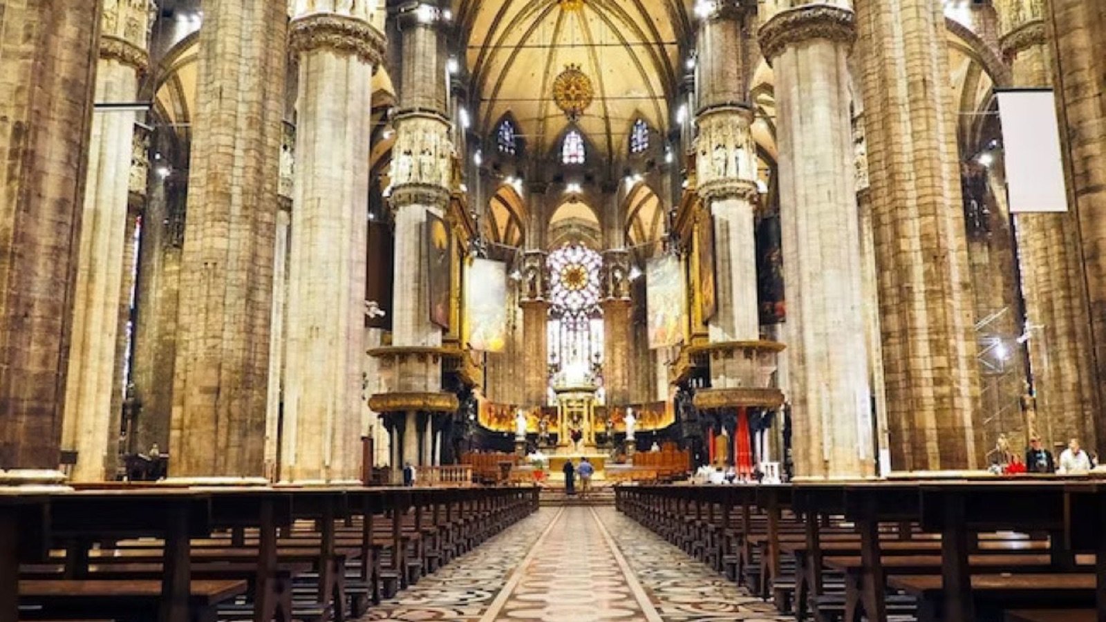 Exterior view of Milan Cathedral