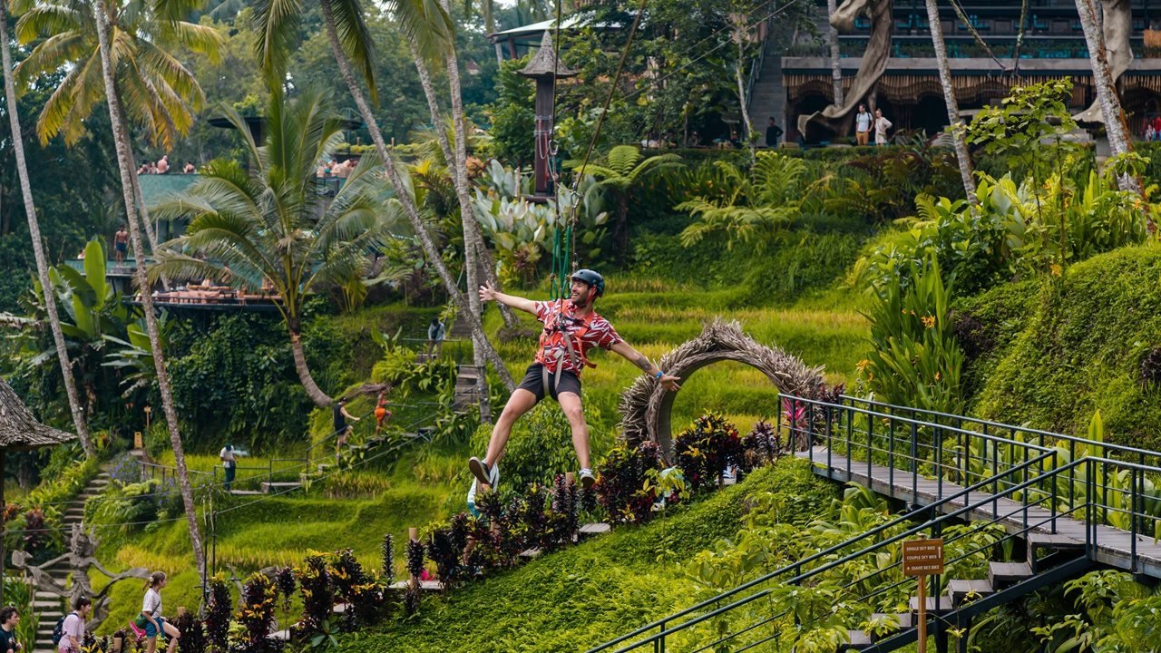 Alas Harum Bali: Swing, Skybike, and Zipline