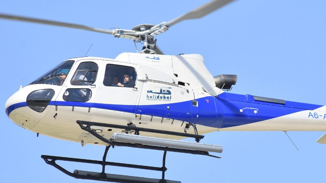 Helicopter Flight from Dubai Police Academy by HeliDubai