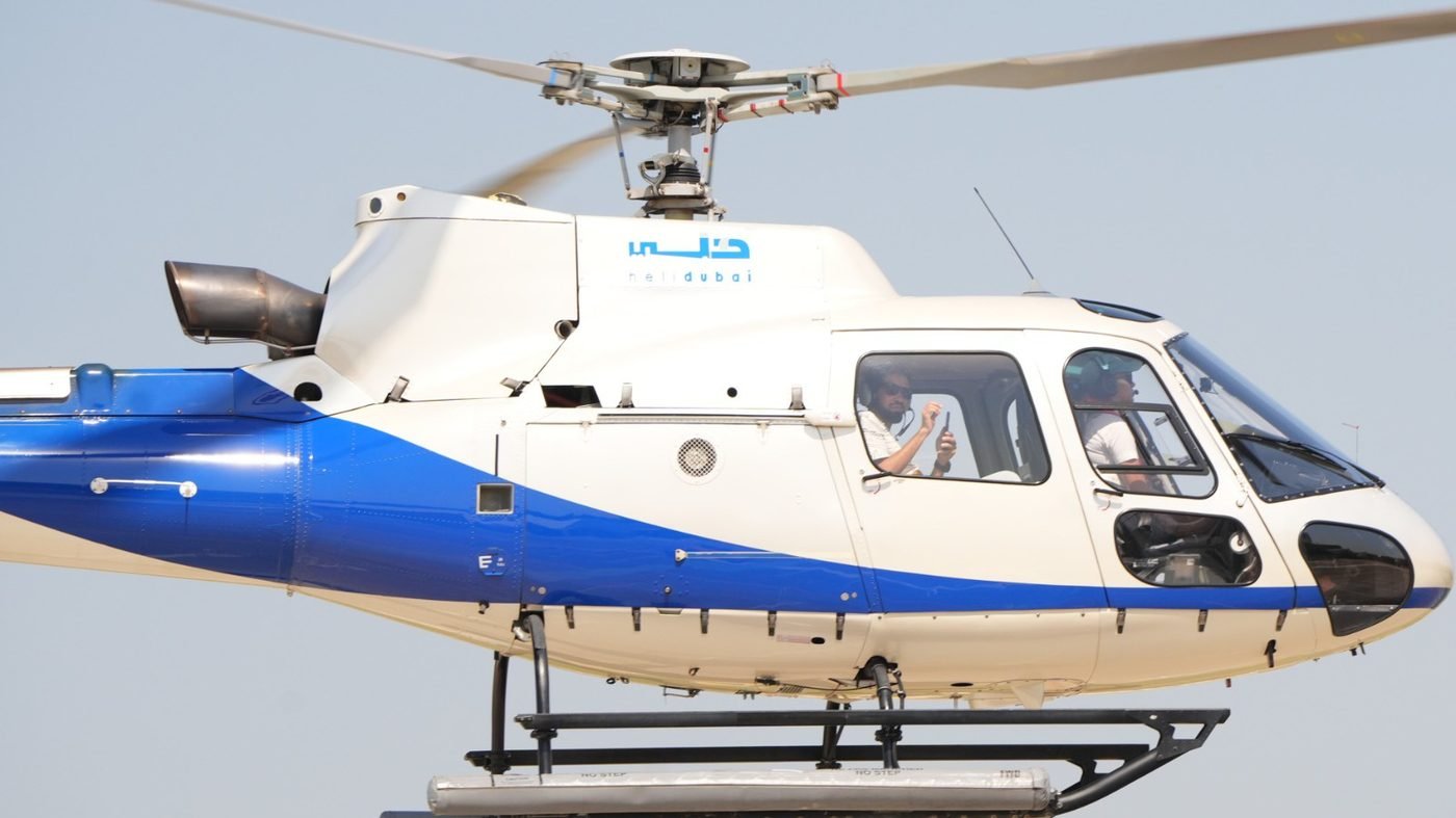Helicopter Flight from Dubai Police Academy by HeliDubai