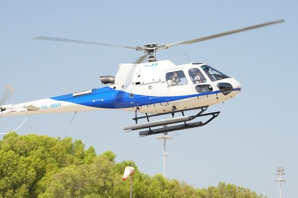 Helicopter Flight from Dubai Police Academy by HeliDubai