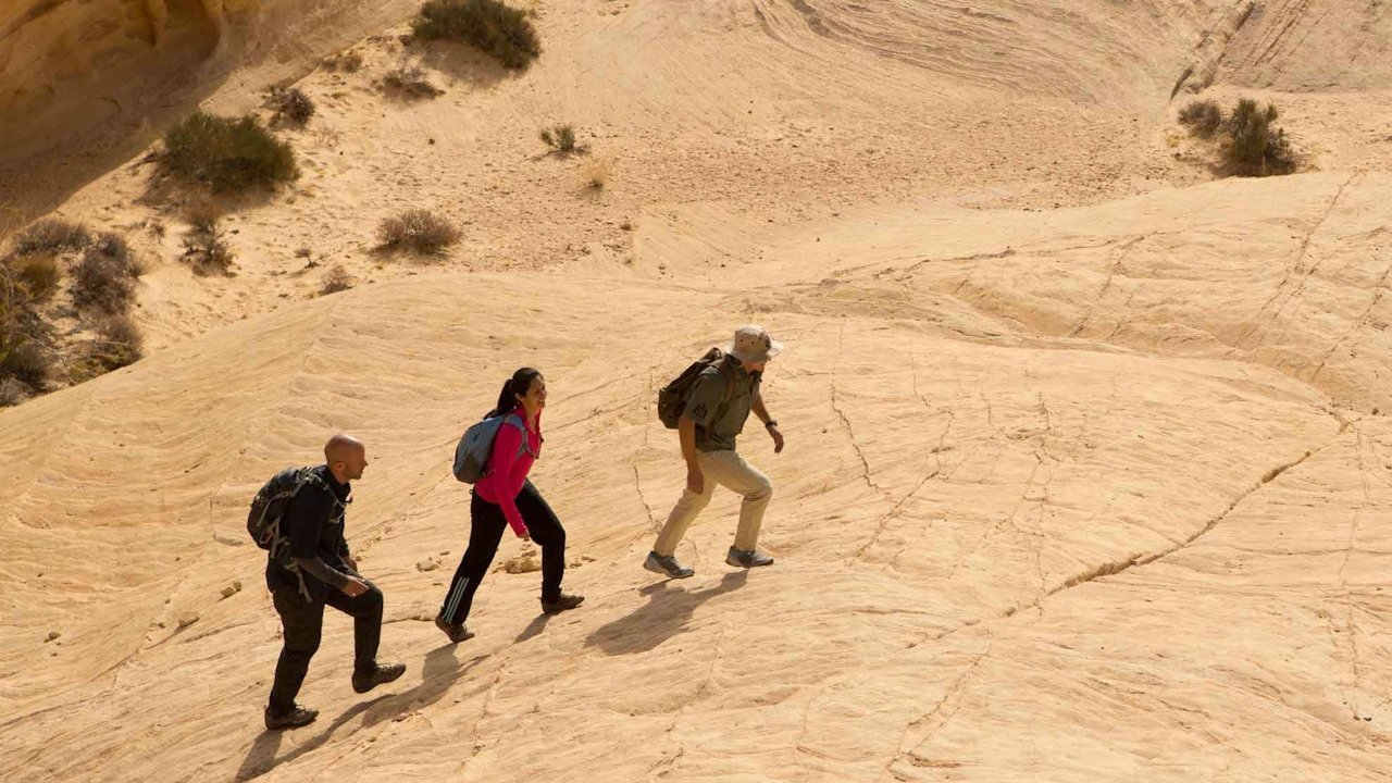 Hiking in the Valley of Fire