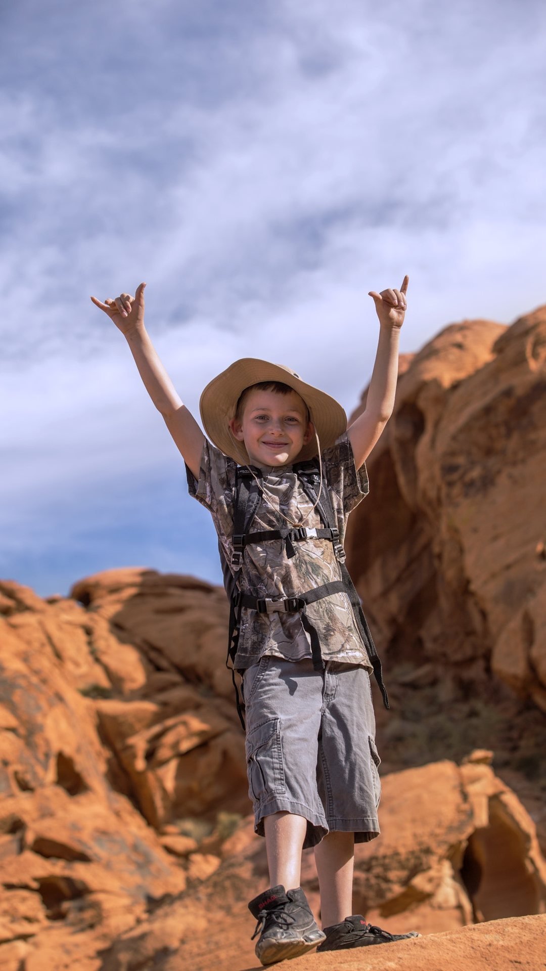 Hiking in the Valley of Fire