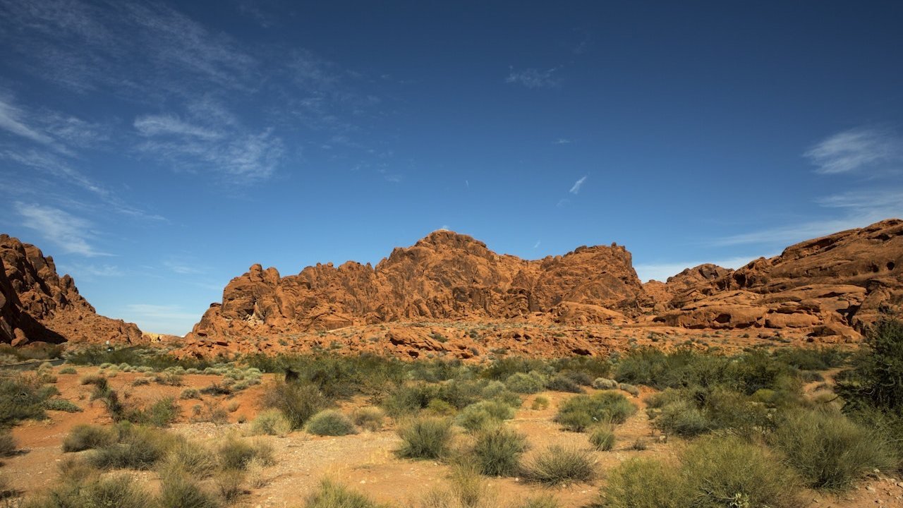 Hiking in the Valley of Fire