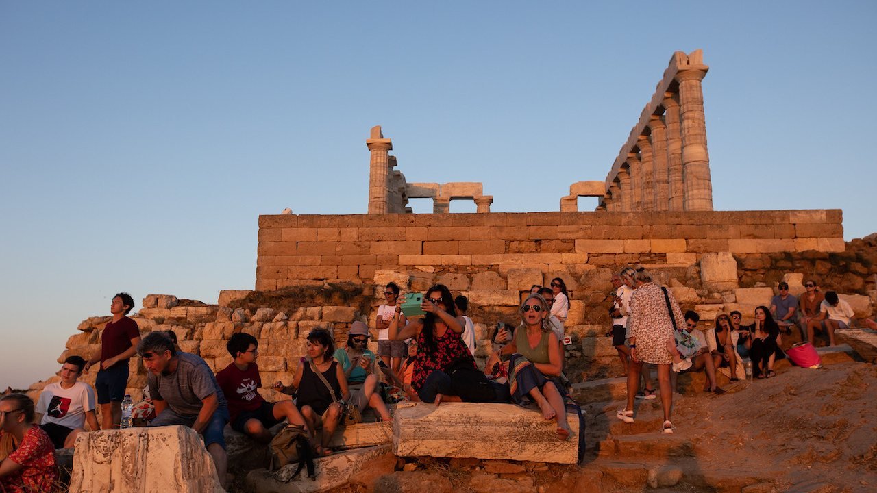 Temple of Poseidon in Cape Sounion Sunset Tour from Athens